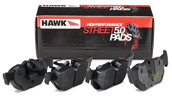 Hawk HPS 5.0 Rear Brake Pads 2004-2017 STI - HB180B.560 - Subimods.com