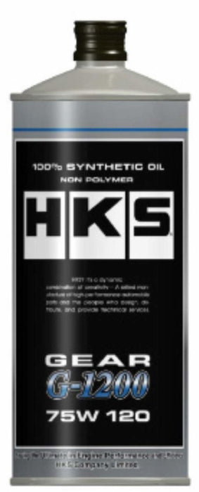 HKS G-1200 75W120 Gear Oil 1L Bottle - 52004-AK007 - Subimods.com