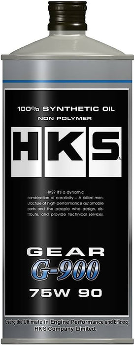 HKS G-900 75W90 Gear Oil 1L Bottle - 52004-AK003 - Subimods.com