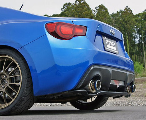 HKS Hi-Power SPEC-L II Catback Exhaust w/ Titanium Tips 2013-2021 BRZ / 2013-2016 FRS / 2017-2021 86 - 32016-AT123 - Subimods.com