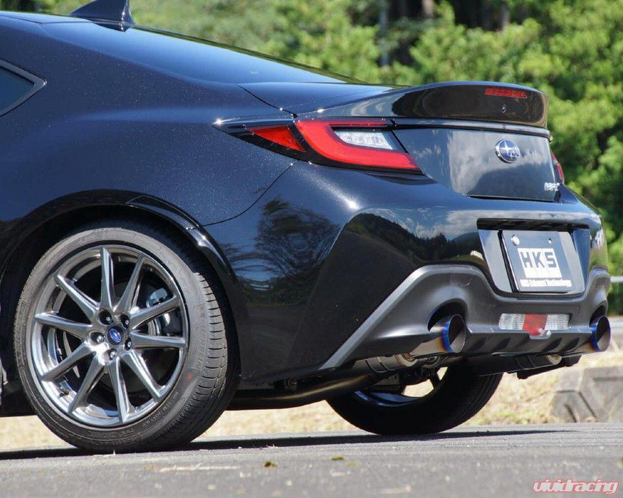 HKS Hi-Power SPEC-L w/ Titanium Tips Catback Exhaust 2022 BRZ - 32016-BT004 - Subimods.com