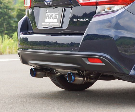 HKS Legamax Premium Axle Back Exhaust 2017-2023 Impreza Hatchback - 32018-AF014 - Subimods.com