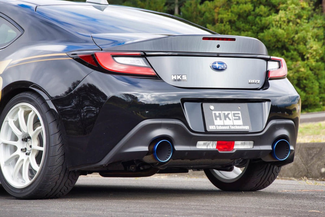 HKS Legamax Premium Axle Back Exhaust w/ Burnt Stainless Steel Tips 2022-2024 BRZ / 2022-2024 GR86 - 32018-AF018 - Subimods.com