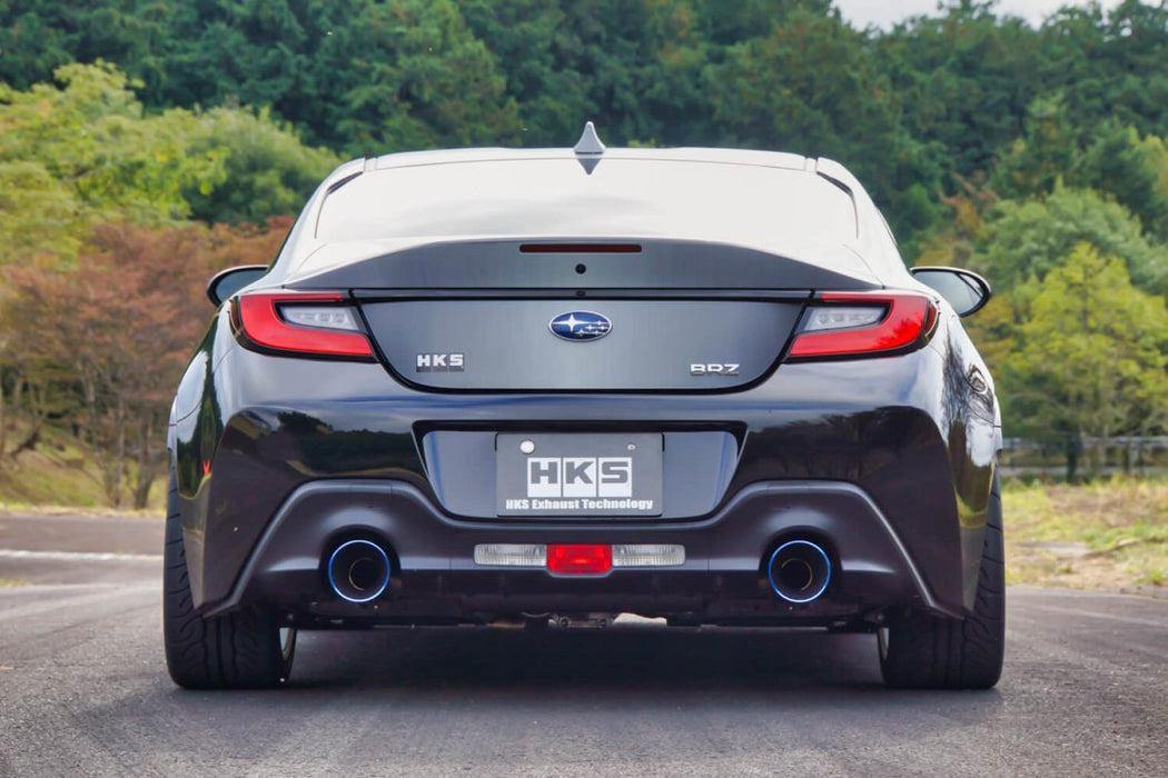 HKS Legamax Premium Axle Back Exhaust w/ Burnt Stainless Steel Tips 2022-2024 BRZ / 2022-2024 GR86 - 32018-AF018 - Subimods.com