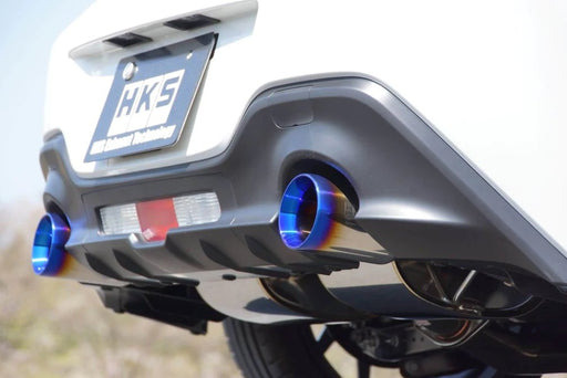 HKS Legamax Sports Catback Exhaust w/ Burnt Tips 2022-2024 BRZ / 2022-2024 GR86 - 32018-AF019 - Subimods.com
