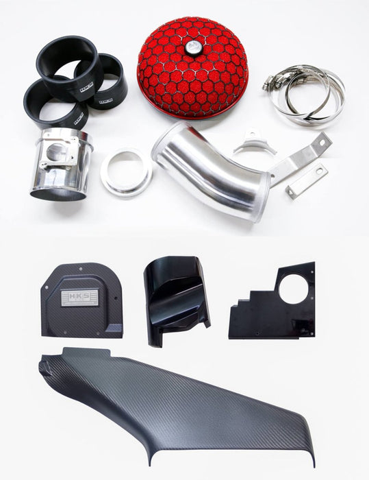 HKS Racing Cold Air Intake Kit w/ Dry Carbon Surround 2015-2021 STI - 70026-AF004 - Subimods.com