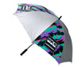 HKS Silver / Oil Slick Folding Umbrella - 51007-AK397 - Subimods.com