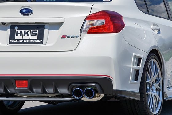 HKS Super Turbo Twin Tail Titanium Exhaust for 2015-2021 STI