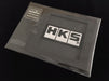 HKS White / Black Logo Patch - 51003-AK142 - Subimods.com