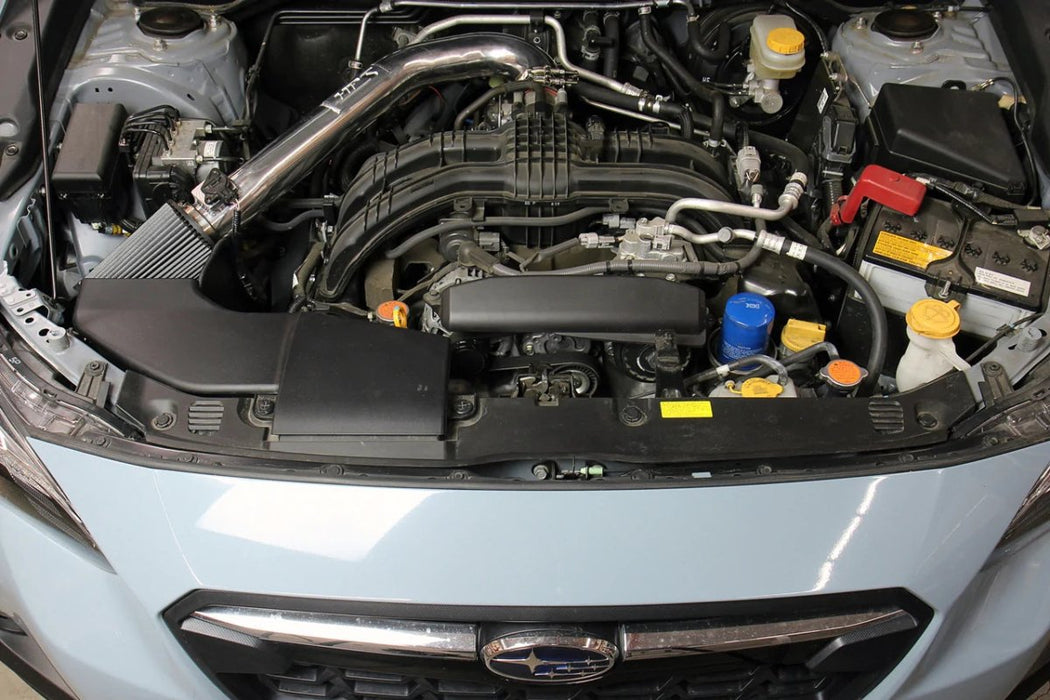 HPS Performance Black Shortram Air Intake w/ Heatshield 2018-2020 Crosstrek 2.0L / 2017-2022 Impreza 2.0L - 827-684WB - Subimods.com