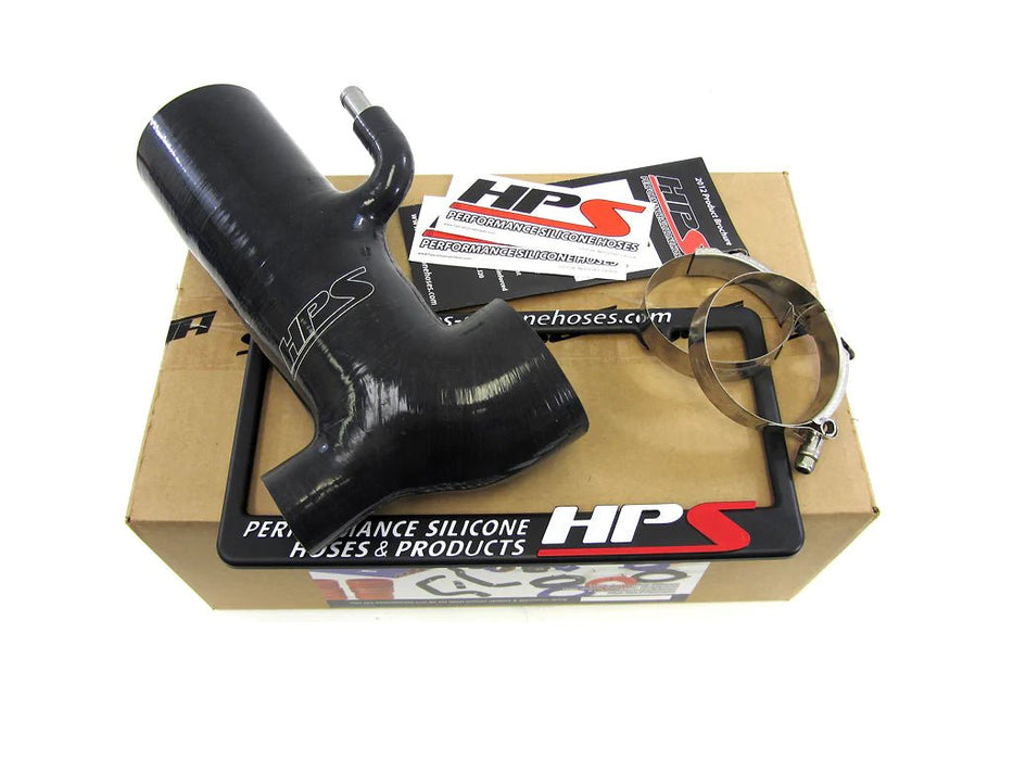 HPS Performance Black Silicone Air Intake Post Maf Hose for Factory Sound Inlet Tube 2013-2016 BRZ / 2013-2016 FRS - 57-1294-BLK - Subimods.com