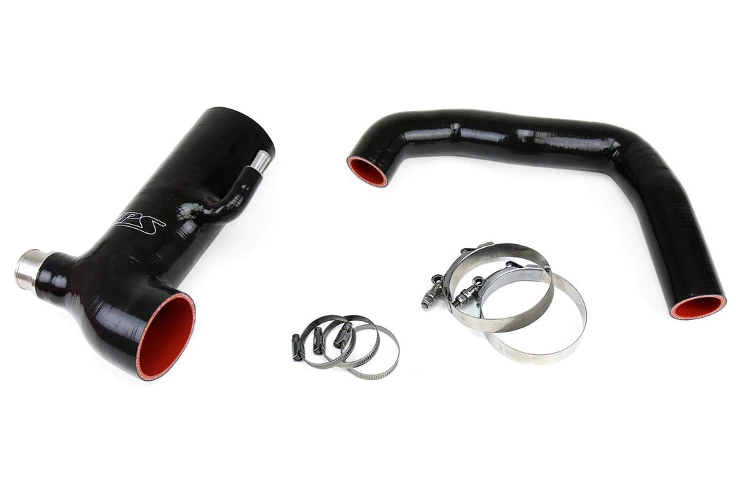 HPS Performance Black Silicone Air Intake Post Maf Hose w/ Sound Inlet Tube 2013-2016 BRZ / 2013-2016 FRS - 57-1293-RED - Subimods.com