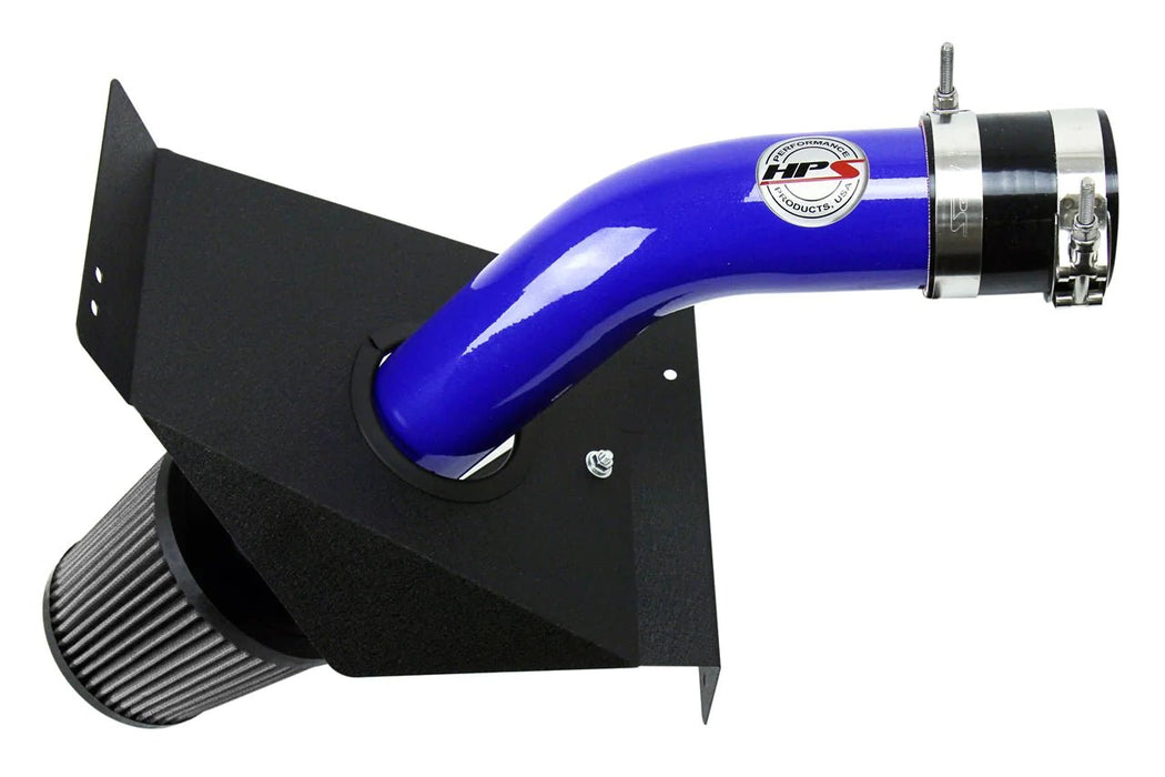 HPS Performance Blue Cold Air Intake w/ Heatshield 2015-2020 STI - 837-573BL - Subimods.com