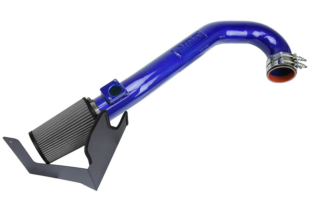 HPS Performance Blue Shortram Air Intake w/ Heatshield 2018-2020 Crosstrek 2.0L / 2017-2022 Impreza 2.0L - 827-684BL - Subimods.com