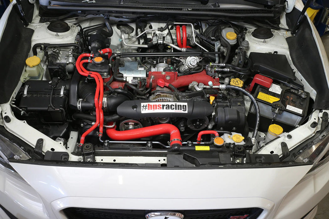 HPS Performance Full Cooling System Hose Kit Red 2015-2021 STI - 57-1516-RED - Subimods.com