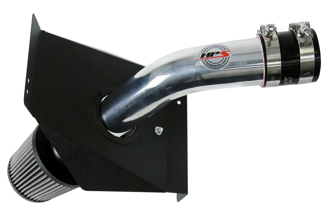 HPS Performance Polished Cold Air Intake w/ Heatshield 2015-2020 STI - 837-573P - Subimods.com