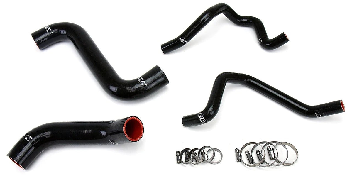 HPS Performance Radiator and Heater Core Hose Combo Kit Black 20052007 STI / 20062007 WRX