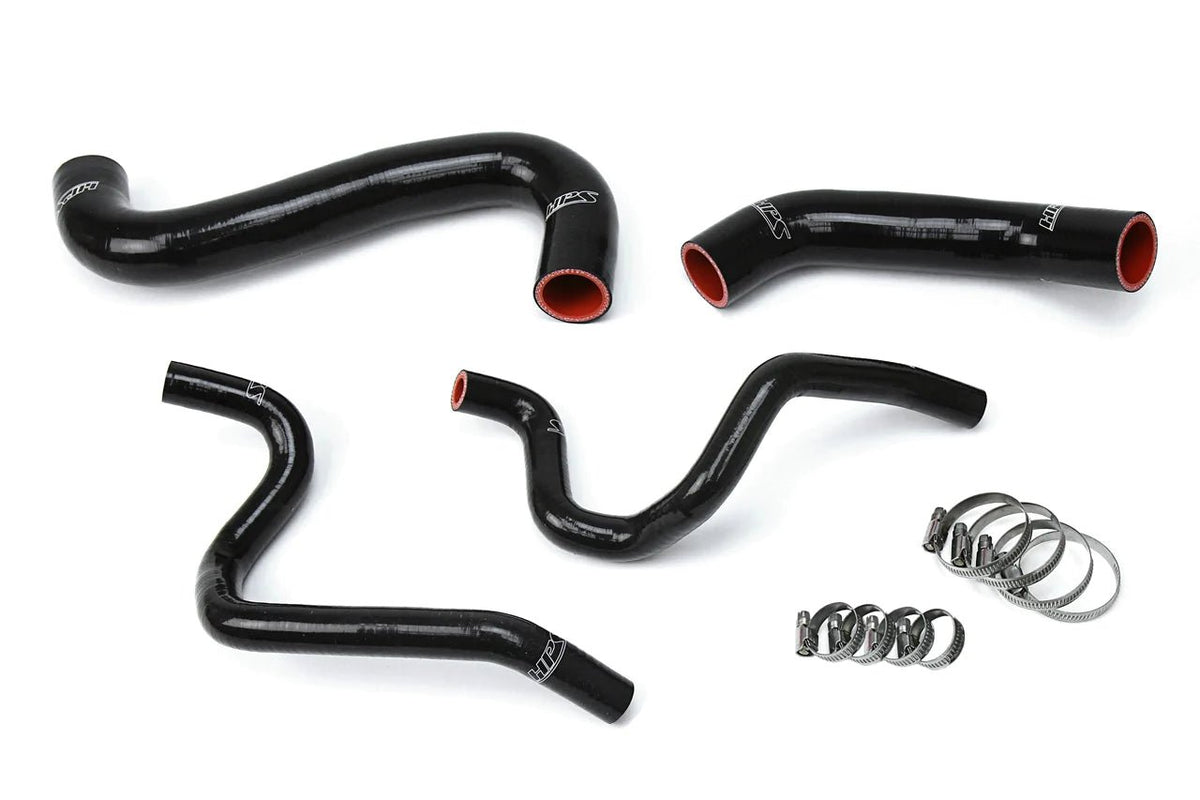 HPS Performance Radiator and Heater Hose Kit Black 2002 Impreza 2.5RS ...