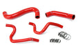HPS Performance Radiator and Heater Hose Kit Red 2002 Impreza 2.5RS - 57-1731-RED - Subimods.com