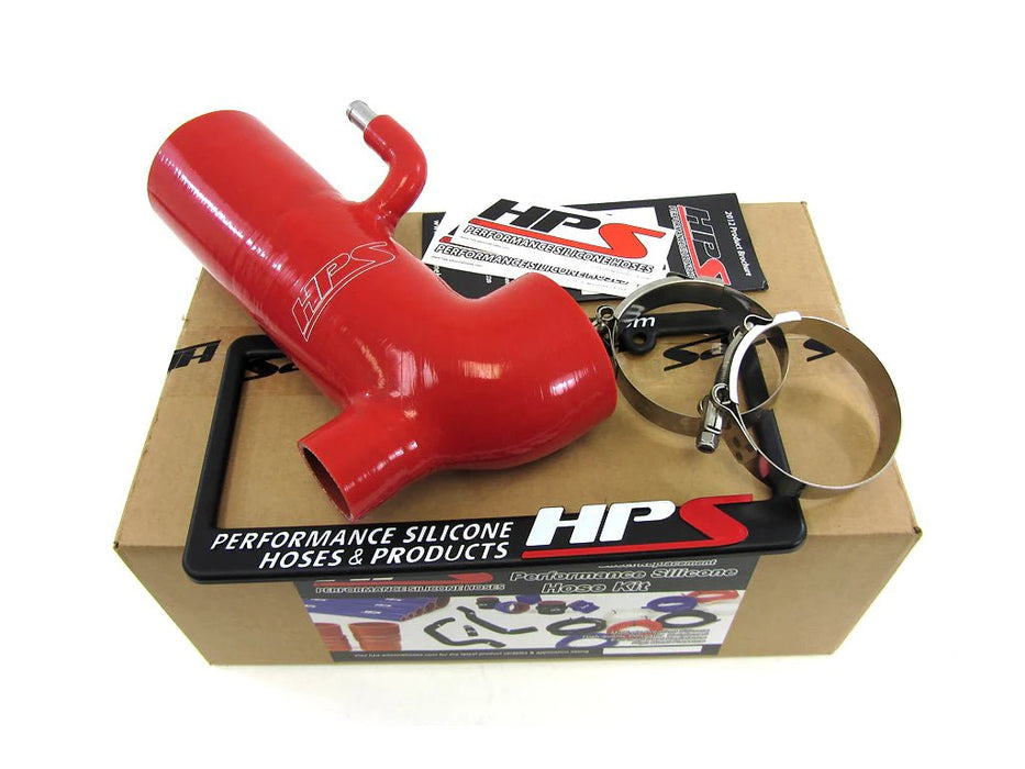 HPS Performance Red Silicone Air Intake Post Maf Hose for Factory Sound Inlet Tube 2013-2016 BRZ / 2013-2016 FRS - 57-1294-RED - Subimods.com