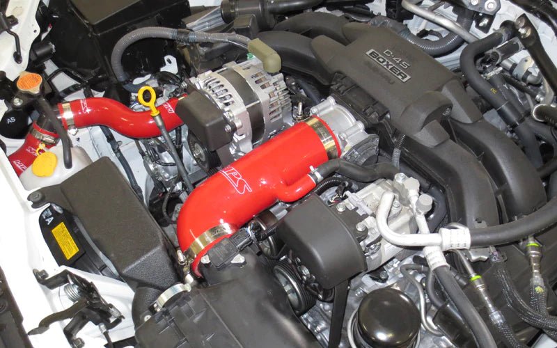 HPS Performance Silicone Air Intake Post Maf Hose Red 2013-2016 BRZ / 2013-2016 FRS - 57-1231-RED - Subimods.com