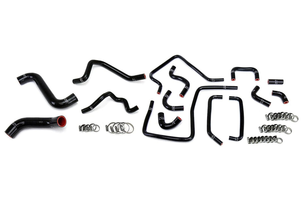 HPS Performance Silicone Radiator and Ancillary Hose Combo Kit Black 2005 STI / 2005 WRX - 57-1814-BLK - Subimods.com