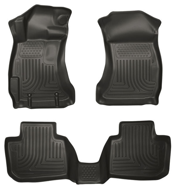 Husky Liners WeatherBeater Front & 2nd Seat Floor Liners 2010-2012 Legacy / 2010-2012 Outback - 98841 - Subimods.com