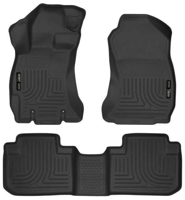 Husky Liners WeatherBeater Front & 2nd Seat Floor Liners 2014-2018 Forester - 99881 - Subimods.com