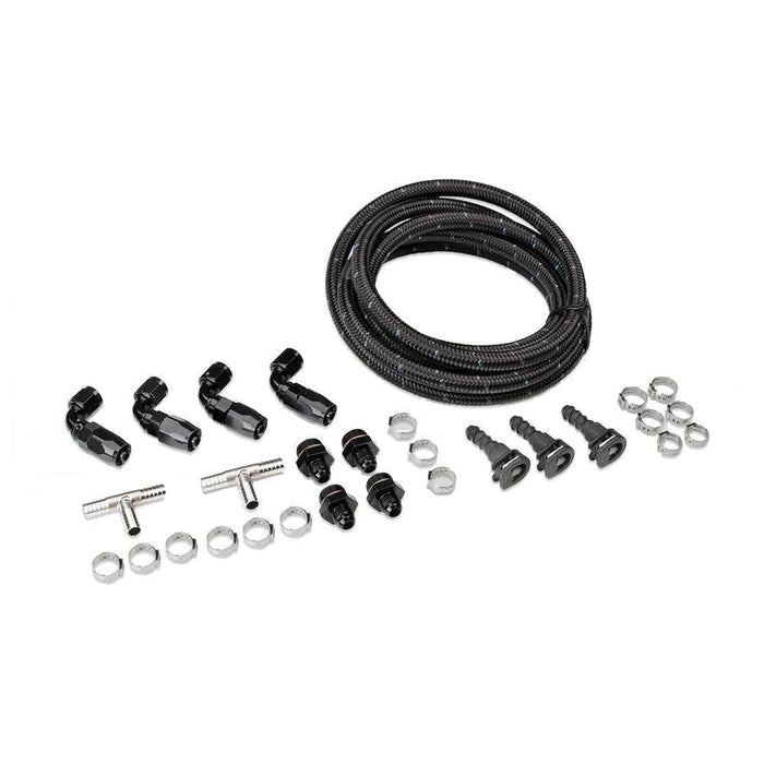 IAG Performance Braided Fuel Line & Fitting Kit For IAG Top Feed Fuel Rails w/ Cobb FPR 2008-2021 STI - IAG-AFD-2200-6 - Subimods.com