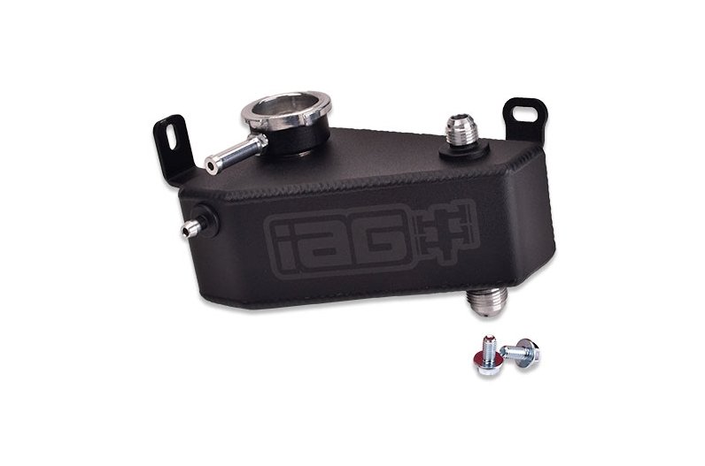 IAG Performance Coolant Expansion Tank Black 2002-2007 WRX / 2004-2007 STI - IAG-ENG-5301BK - Subimods.com