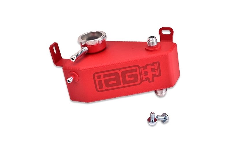 IAG Performance Coolant Expansion Tank Red 2002-2007 WRX / 2004-2007 STI - IAG-ENG-5301RD - Subimods.com