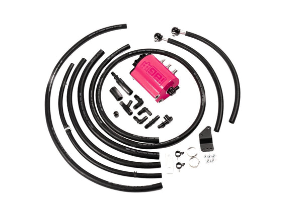 IAG Performance Limited Edition V3 Street Series Air / Oil Separator (AOS)  Hyper Pink 2015-2021 WRX
