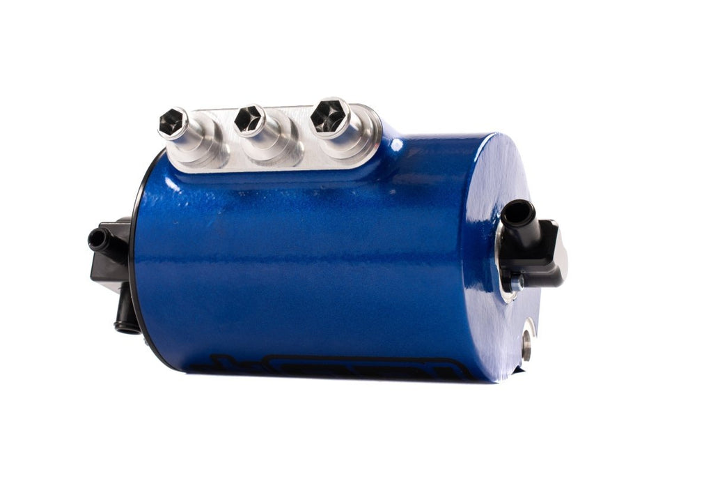 IAG Performance Limited Edition V3 Street Series Air / Oil Separator (AOS) World Rally Blue 2022-2024 WRX - IAG-ENG-7183WRB - Subimods.com