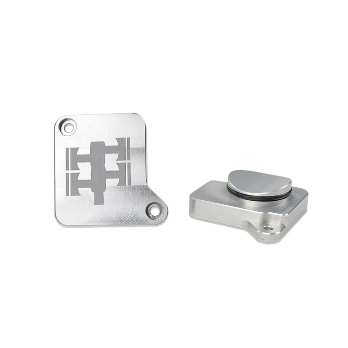 IAG Performance MAF Sensor Block Off Plate Silver 2002-2007 WRX / 2004-2007 STI - IAG-AFD-4000SL - Subimods.com