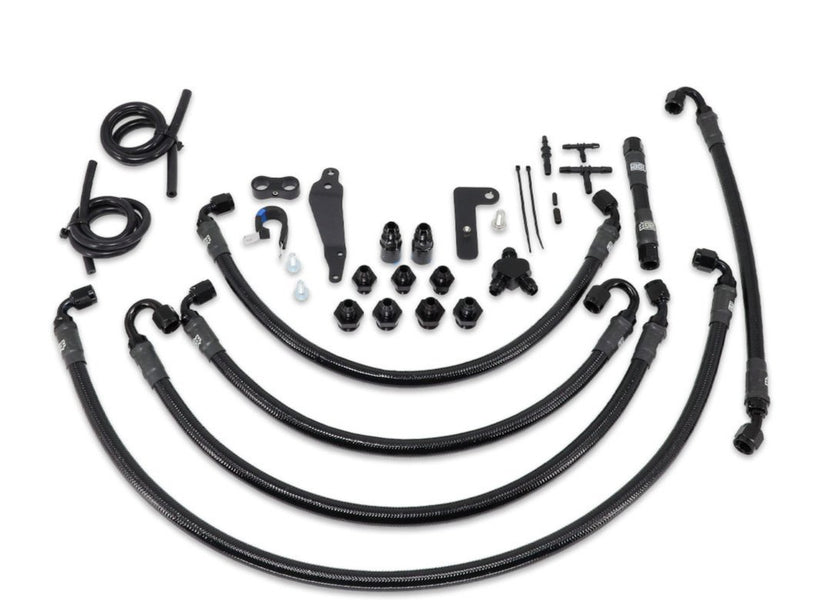 IAG PTFE Fuel Line Kit for 2008-2021 WRX STI - Subimods — Subimods.com