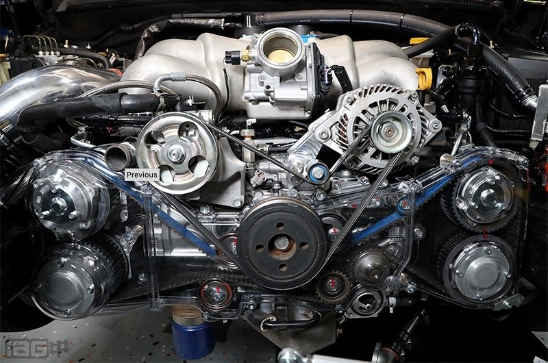 IAG Performance V2 Alternator Relocation Kit For Reversed Intake Manifold & Power Steering 02-14 WRX, 04-19 STI, FXT, LGT, EJ20, EJ25 - IAG-ENG-5211 - Subimods.com