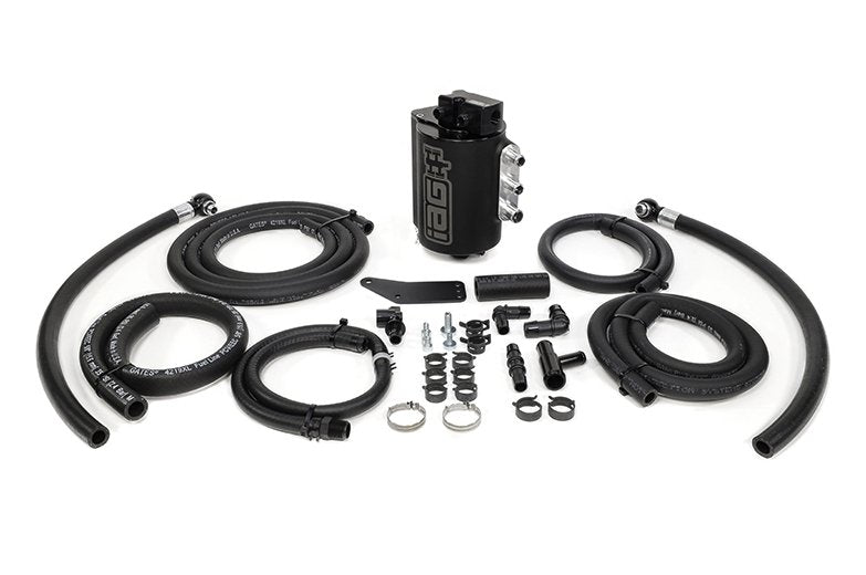 IAG Performance V3 Street Series Air / Oil Separator (AOS) Wrinkle Black 2006-2007 WRX / 2004-2007 STI - IAG-ENG-7180BK - Subimods.com