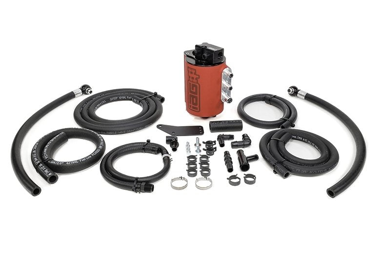 IAG Performance V3 Street Series Air / Oil Separator (AOS) Wrinkle Red 2006-2007 WRX / 2004-2007 STI - IAG-ENG-7180RD - Subimods.com