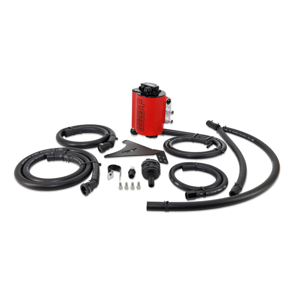 IAG Performance V3 Street Series Air / Oil Separator (AOS) Wrinkle Red  2022-2023 WRX