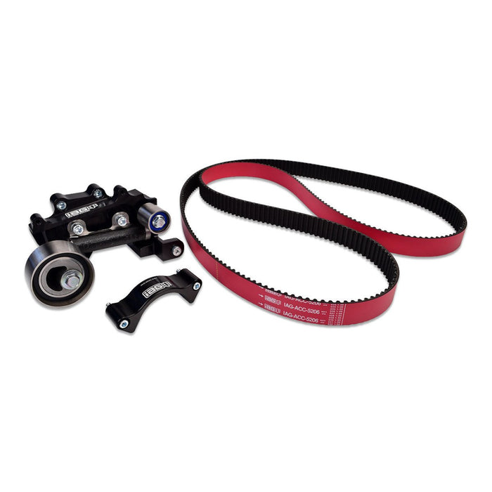 IAG Red Timing Belt Kit ( Competition Tensioner / Belt / Guide) 2002-2014 WRX / 2004-2021 STI / 2005-2012 LGT / 2004-2013 FXT - IAG-ENG-5130 - Subimods.com