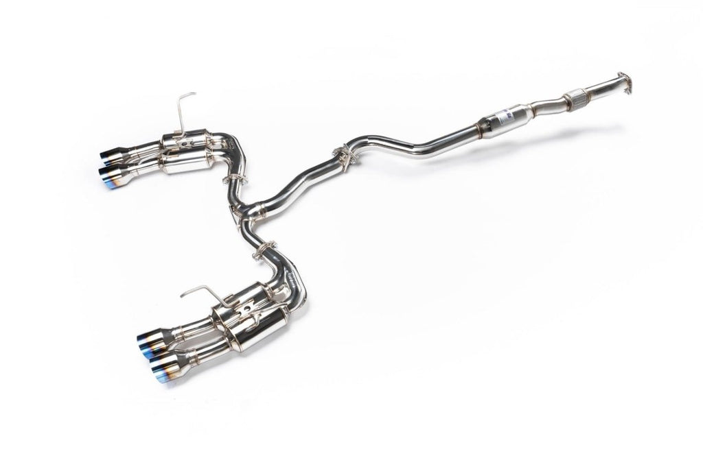 Invidia Gemini R400 Titanium Quad Tip Exhaust 2015-2021 WRX / 2015-2021 STI