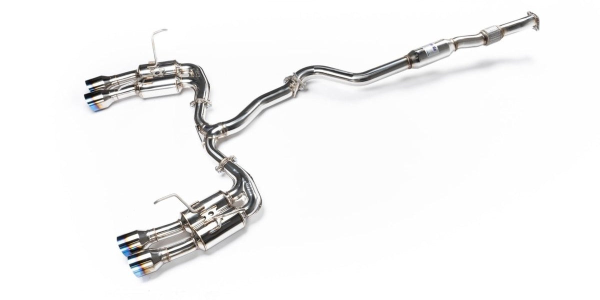 Invidia Gemini R400 Titanium Quad Tip Exhaust 2015-2021 WRX / 2015-2021 STI