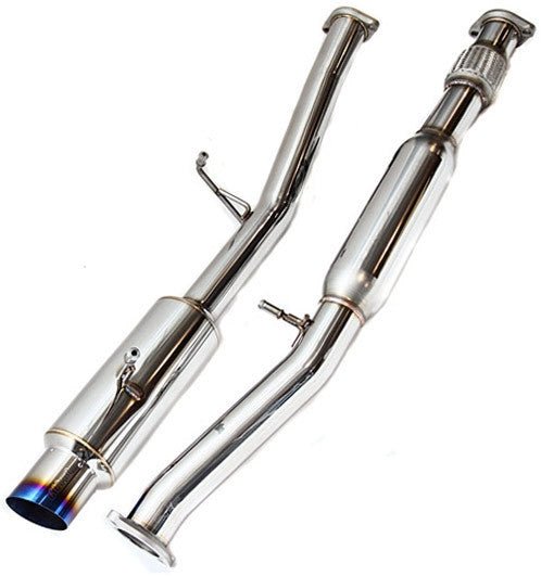 Invidia N1 Cat Back Exhaust Titanium Tip 2002-2007 WRX / 2004-2007 STI - HS02SW1GTT - Subimods.com