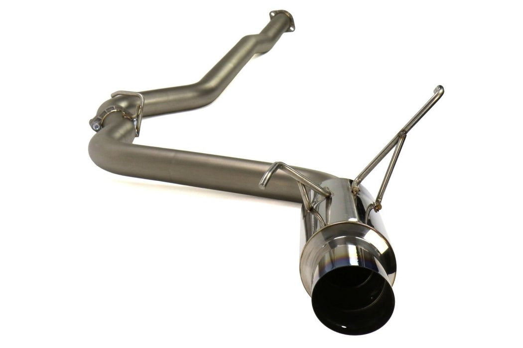 Invidia N1 Cat Back Exhaust w/ Bead Blasted Piping Titanium Tip 2015-2021 WRX / 2015-2021 STI - HS15SW4BGR1GT - Subimods.com