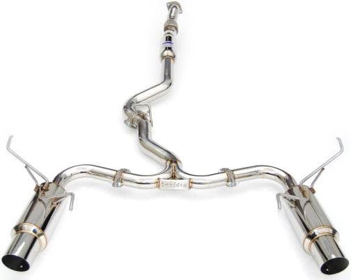 Invidia N1 ステンレス インプレッサ GRB GRF Invidia N1 Cat Back Exhaust - Stainless Steel Tips - 2013-2024