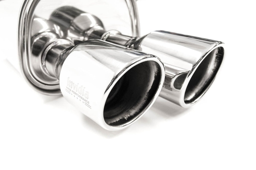 Invidia Q300 Stainless Steel Catback Exhaust w/ Polished Double Wall ...