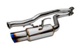 Invidia Racing Series Cat Back Exhaust Titanium Tip 2015-2021 WRX / 2015-2021 STI - HS15SW4GST - Subimods.com