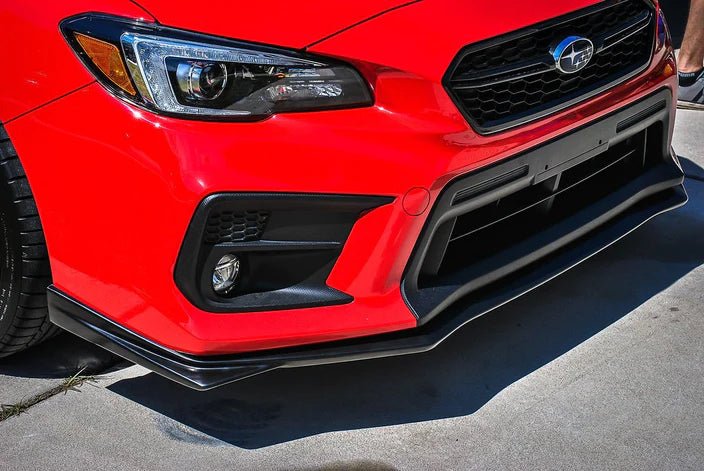 JNA Performance V Style Polyurethane Front Lip 2018-2021 WRX / 2018-2021 STI - JNA-SUB-FLWS18V - Subimods.com