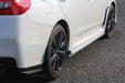 JNA Performance V Style ABS Side Skirt Extensions 2015-2021 WRX / 2015-2021 STI - JNA-SUB-SSWS15V - Subimods.com