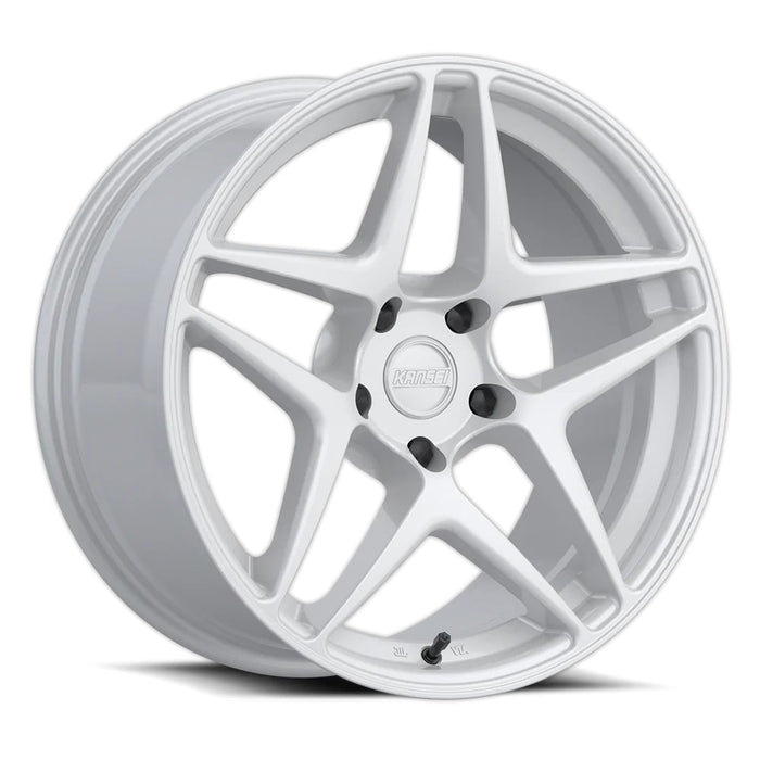 Kansei Astro Gloss White 18x9+22 5x100 - K15W-189016+22 - Subimods.com